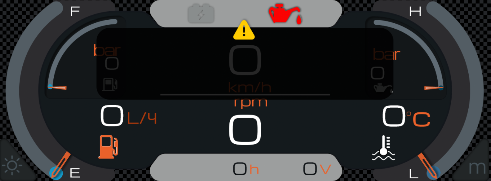 Dash-6.8 warning screen